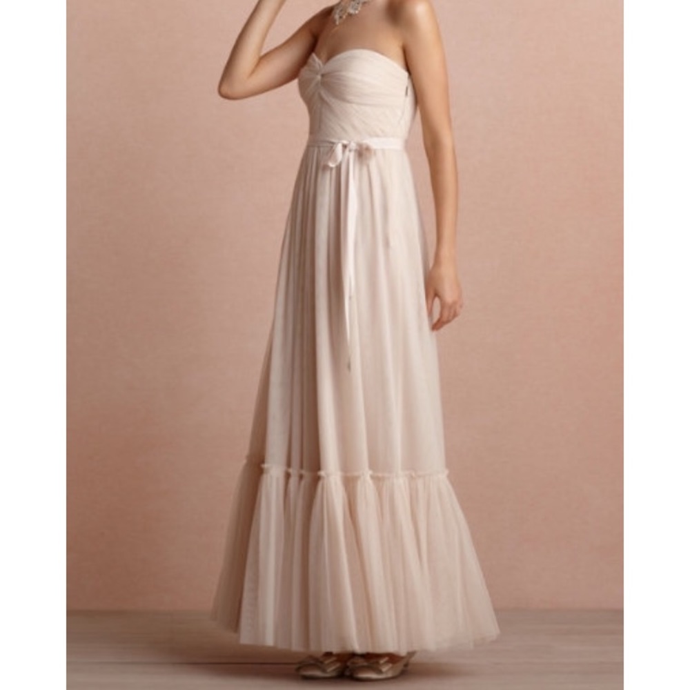 BHLDN Va Et Vien Niceties Blush Dress